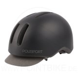 City-Helm "Commuter", Gr. M, 54-58 cm, schwarz/grau, Gew. 290 g