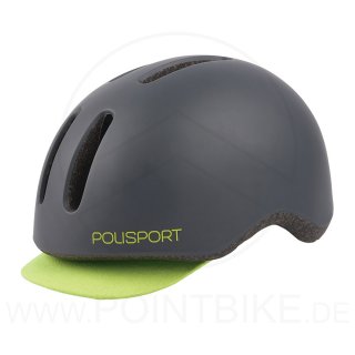 City-Helm "Commuter", Gr. M, 54-58 cm, grau/grün, Gew. 290 g