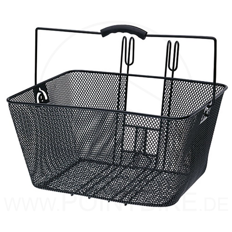 Faltbarer Fahrradkorb 33x23x25cm - Vorderradkorb Abnehmbar