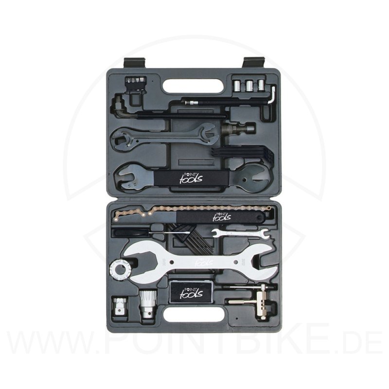 POINT Fahrrad Werkzeugset - "Tool Box 36", Fahrradwerkzeug, Fahrrad